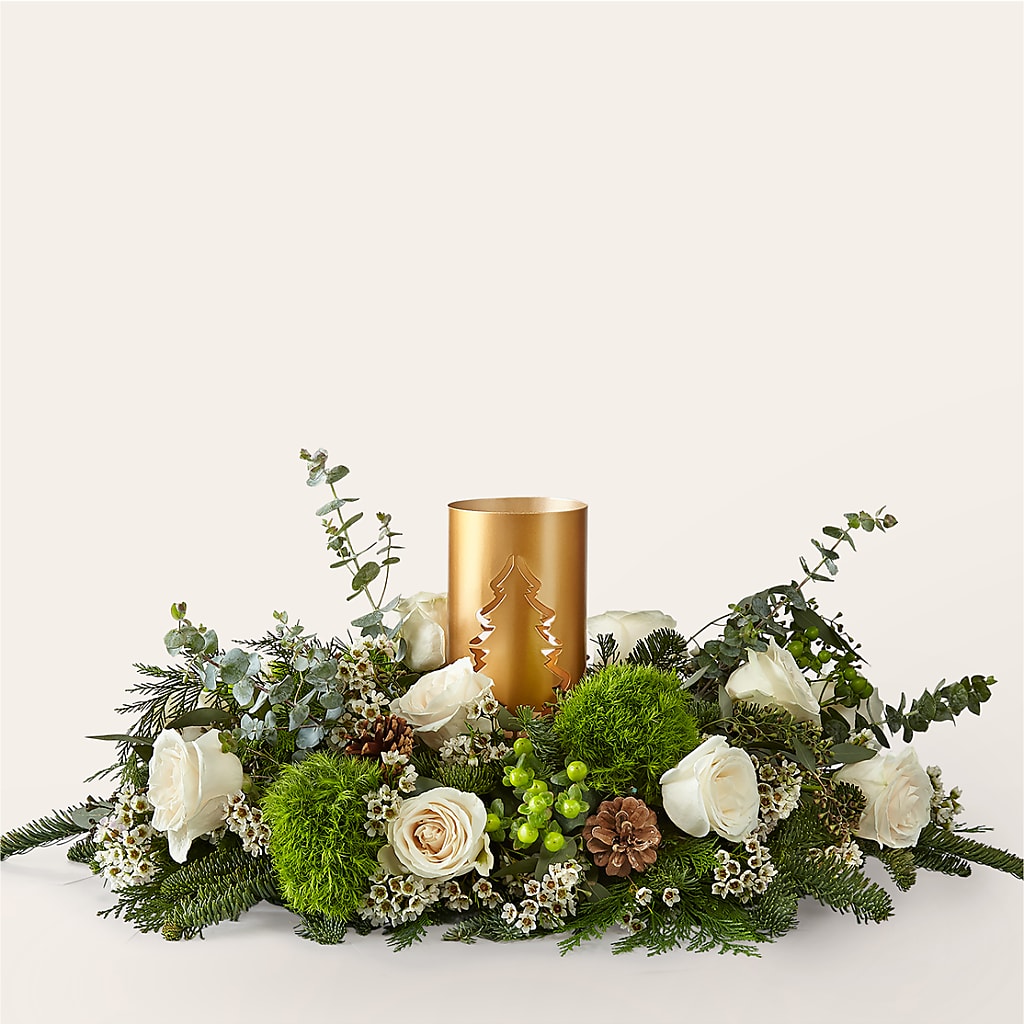 Chestnuts Roasting Centerpiece – Mossholders Floral, Arvada CO