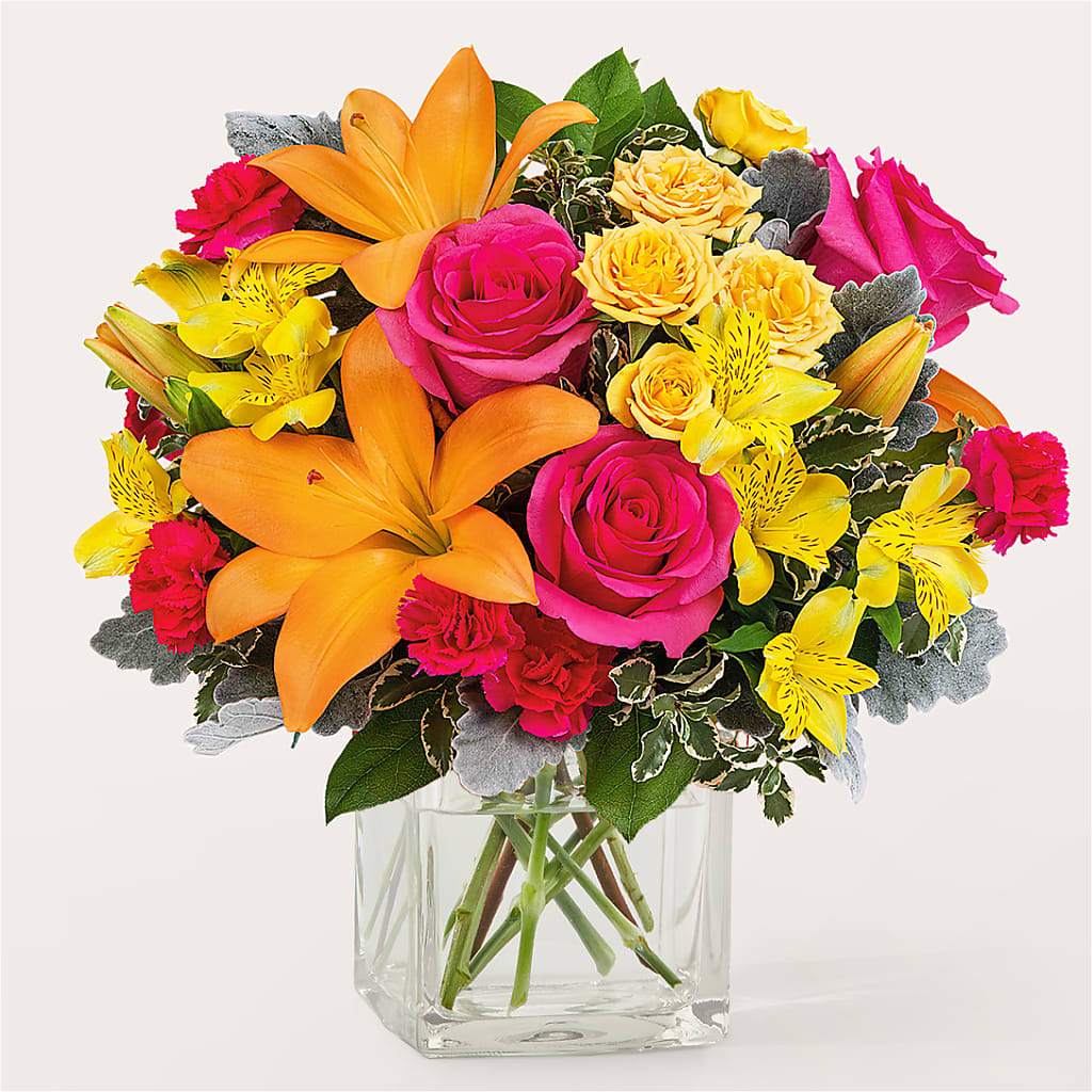 To the Tropics Bouquet – Mossholders Floral, Arvada CO