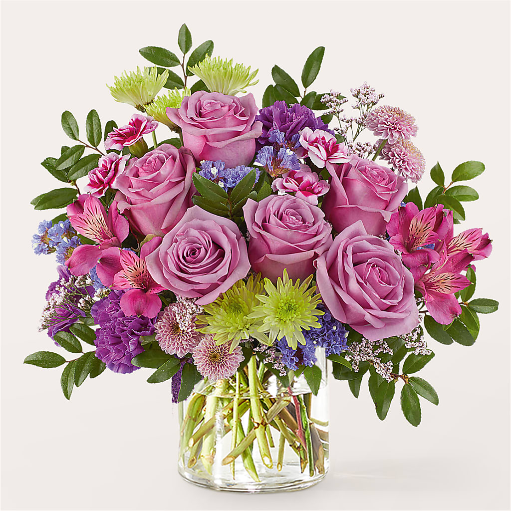 Glass Half Full Bouquet – Mossholders Floral, Arvada CO