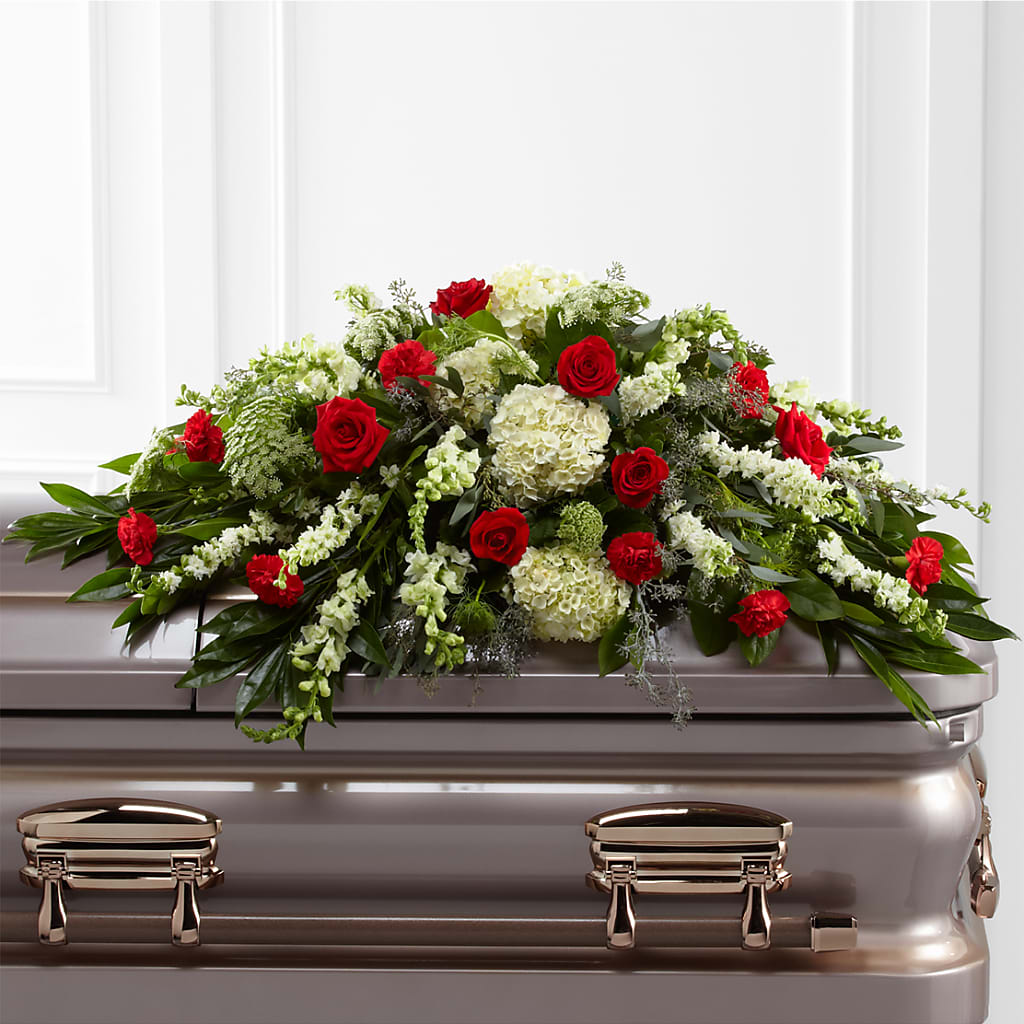 Sincerity Casket Spray – Mossholders Floral, Arvada CO