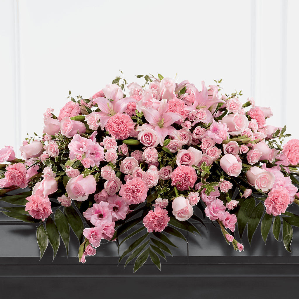 Garden of Comfort Casket Spray (Standard) – Mossholders Floral, Arvada CO