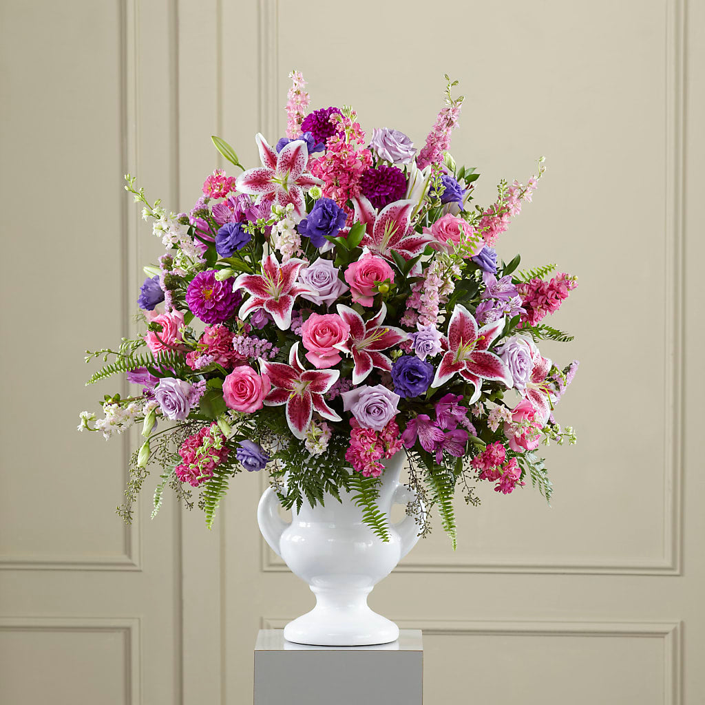 Peaceful Tribute Arrangement – Mossholders Floral, Arvada CO