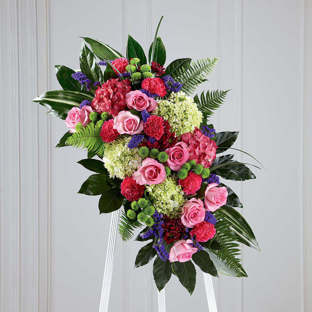 Refreshing Mix Standing Spray – Mossholders Floral, Arvada CO