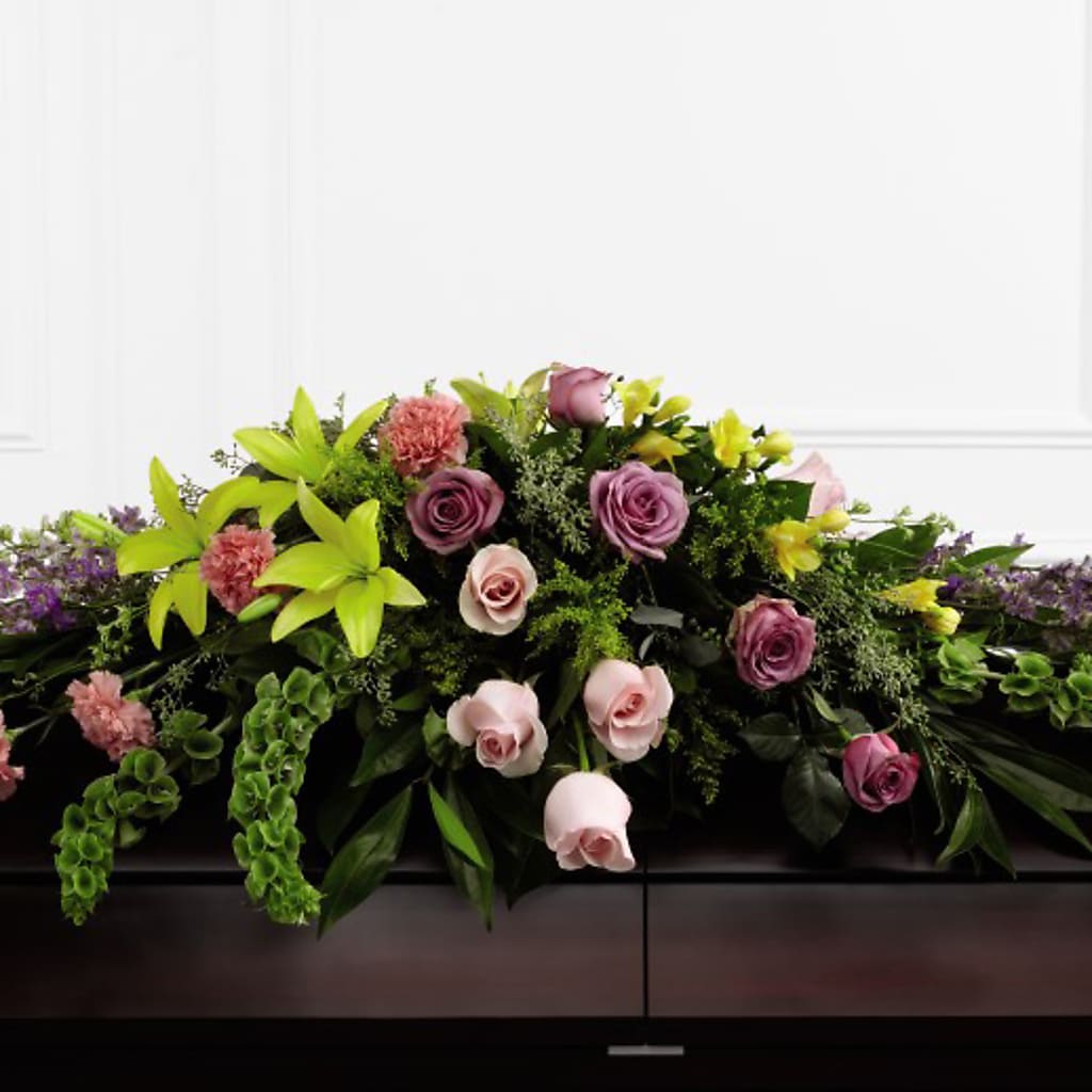 Forever Beloved Casket Spray – Mossholders Floral, Arvada CO