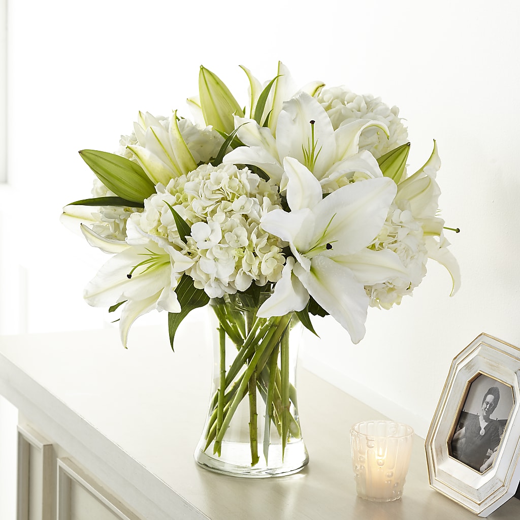 Compassionate Lily Bouquet – Mossholders Floral, Arvada CO