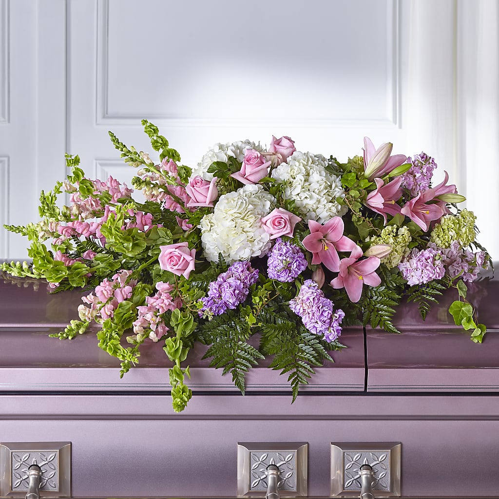 Life's Gratitude Casket Spray – Mossholders Floral, Arvada CO