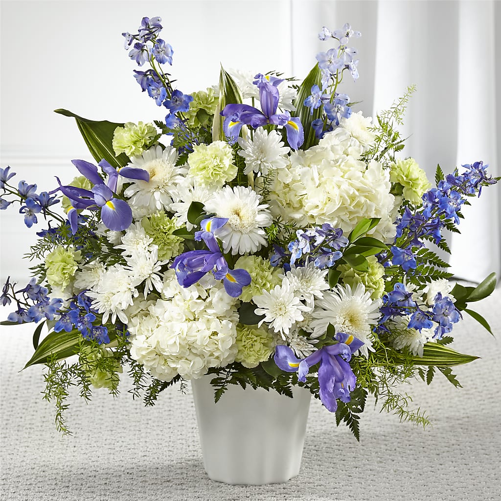 Soft Serenity Floor Basket – Mossholders Floral, Arvada CO