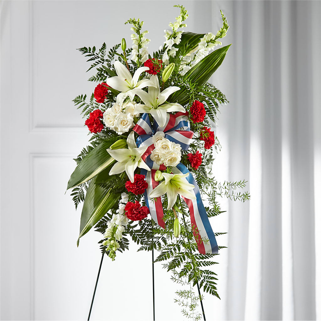 Stars of Life Standing Spray – Mossholders Floral, Arvada CO