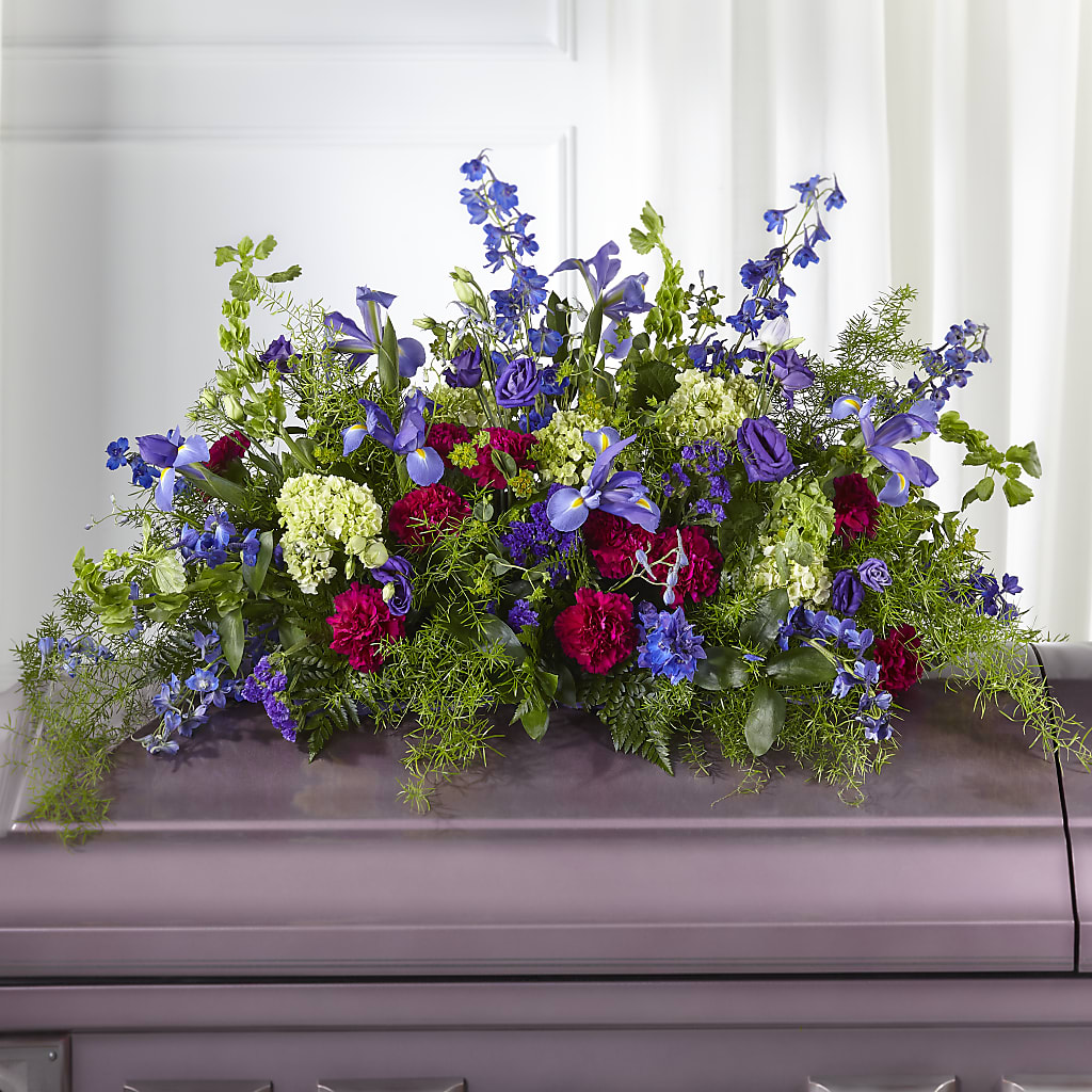 Always Treasured Casket Spray – Mossholders Floral, Arvada CO