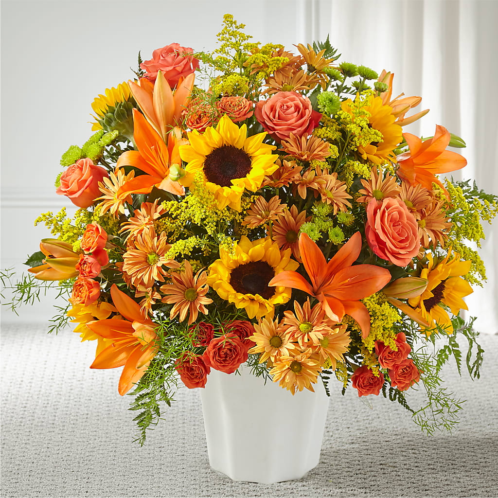Harvest Thoughts Floor Basket – Mossholders Floral, Arvada CO