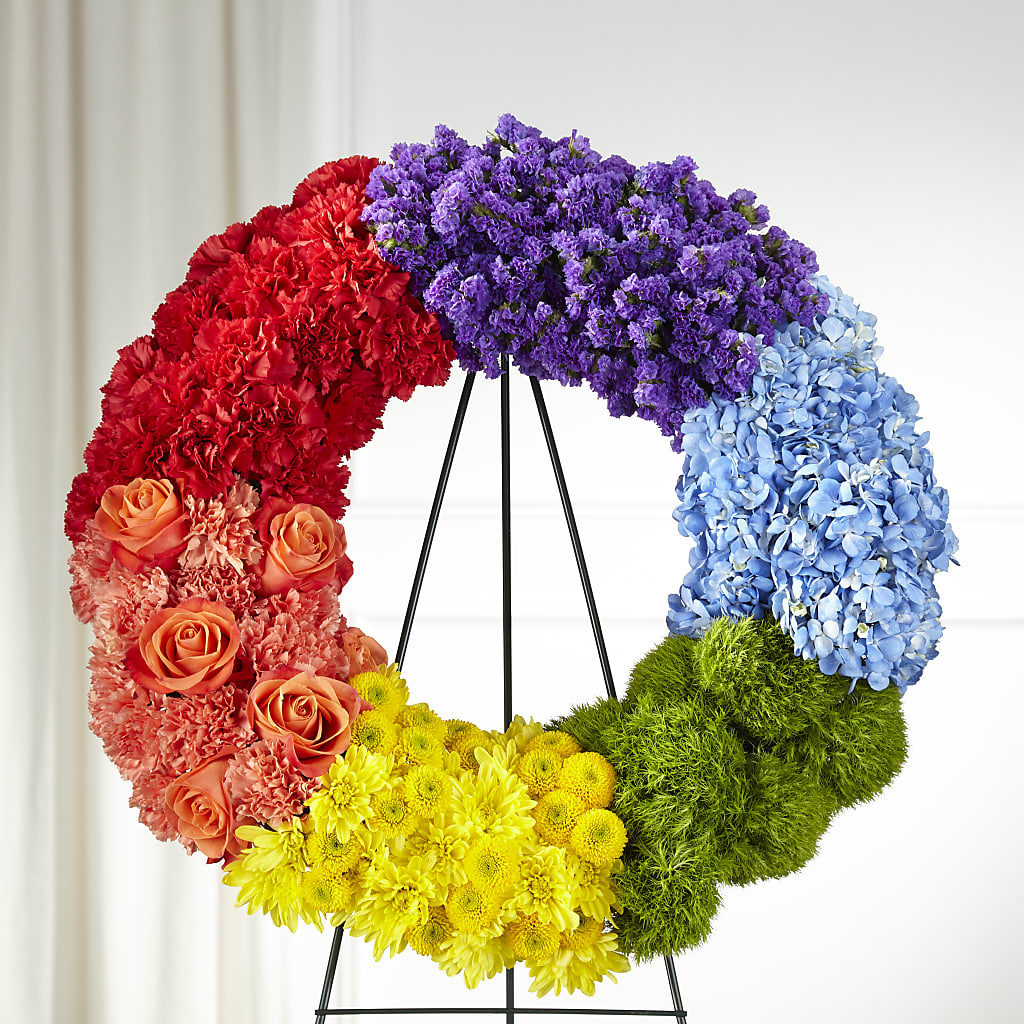 Circle of Love Wreath – Mossholders Floral, Arvada CO