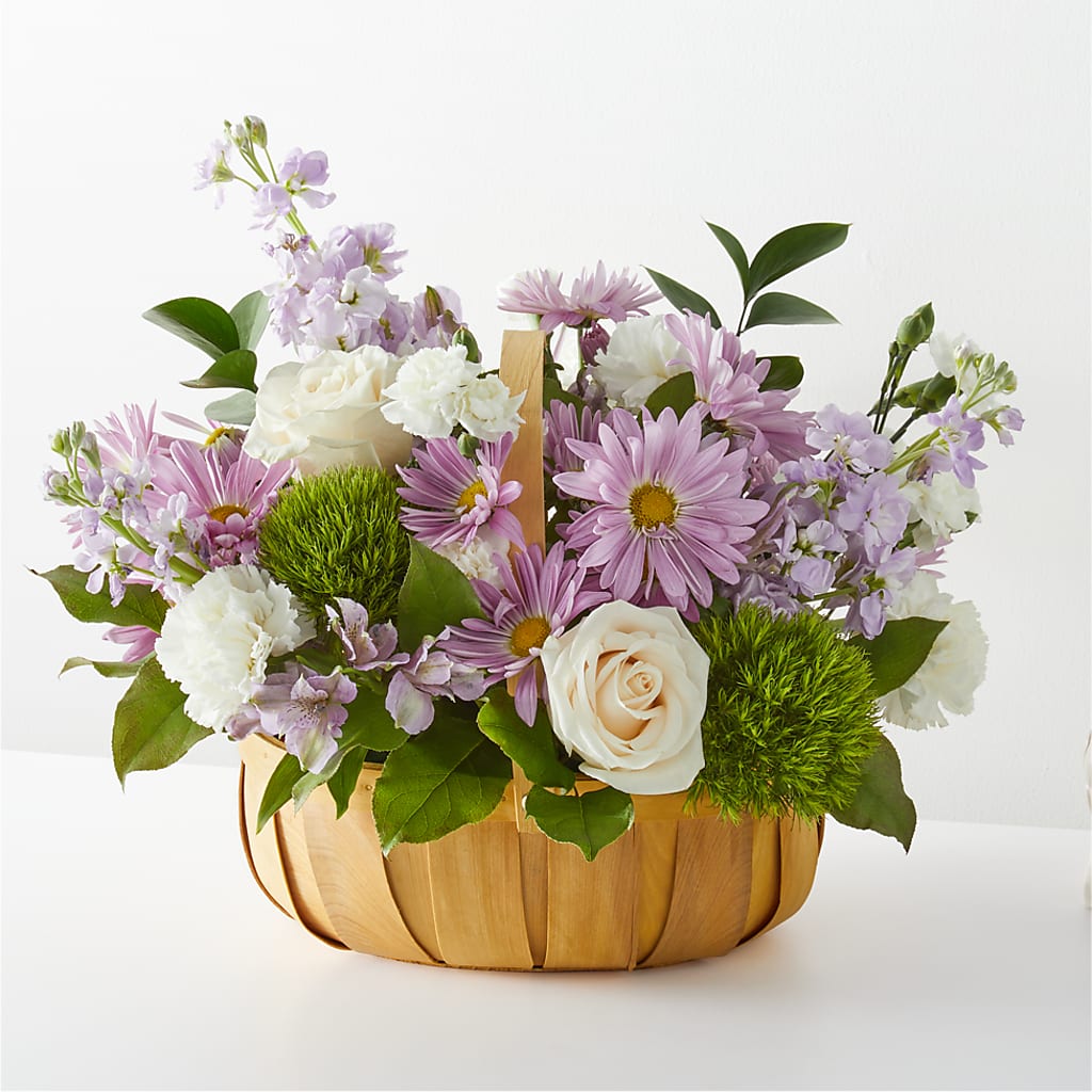 Peace & Love Basket – Mossholders Floral, Arvada CO