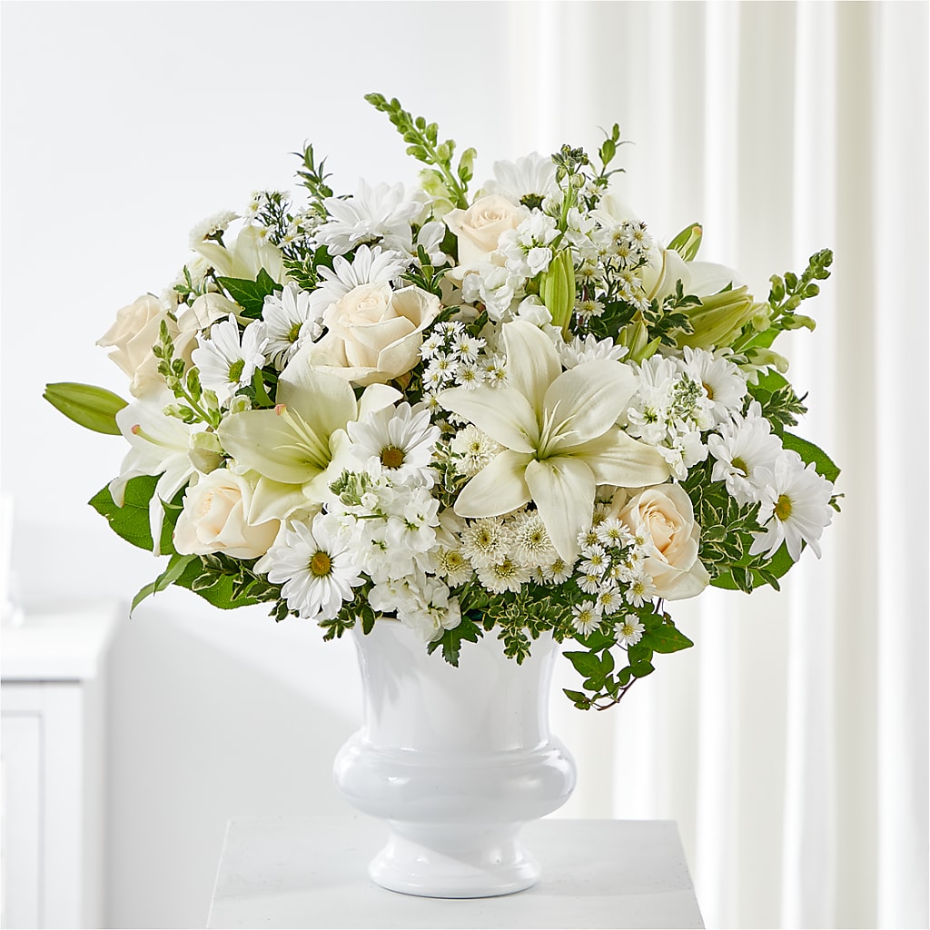 Uplifting Urn Arrangement – Mossholders Floral, Arvada CO