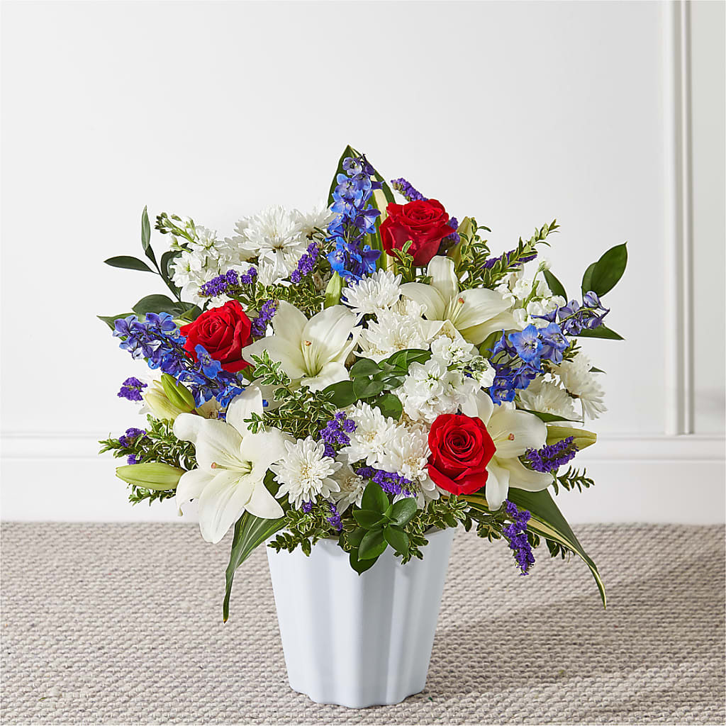 Consoled Floor Basket – Mossholders Floral, Arvada CO