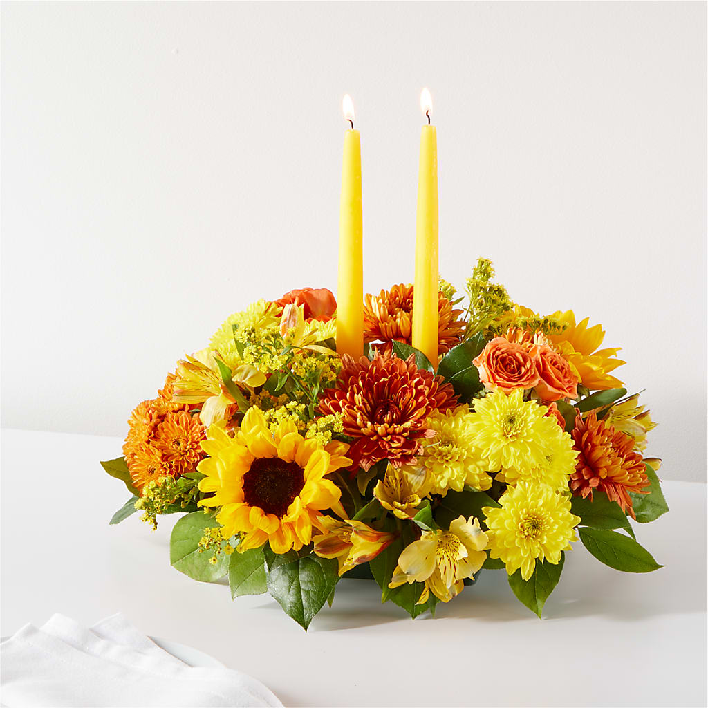 Autumn Harmony Centerpiece – Mossholders Floral, Arvada CO