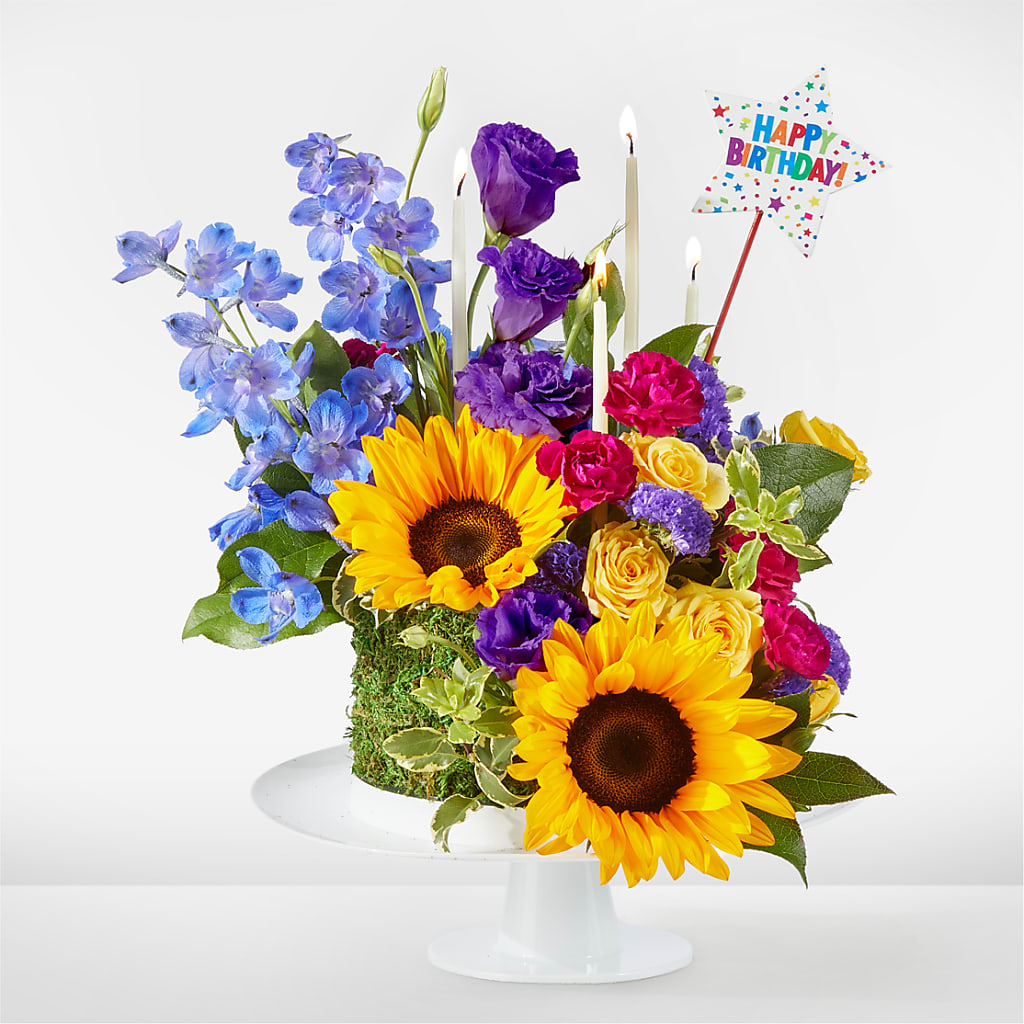 Star of the Day Floral Cake – Mossholders Floral, Arvada CO