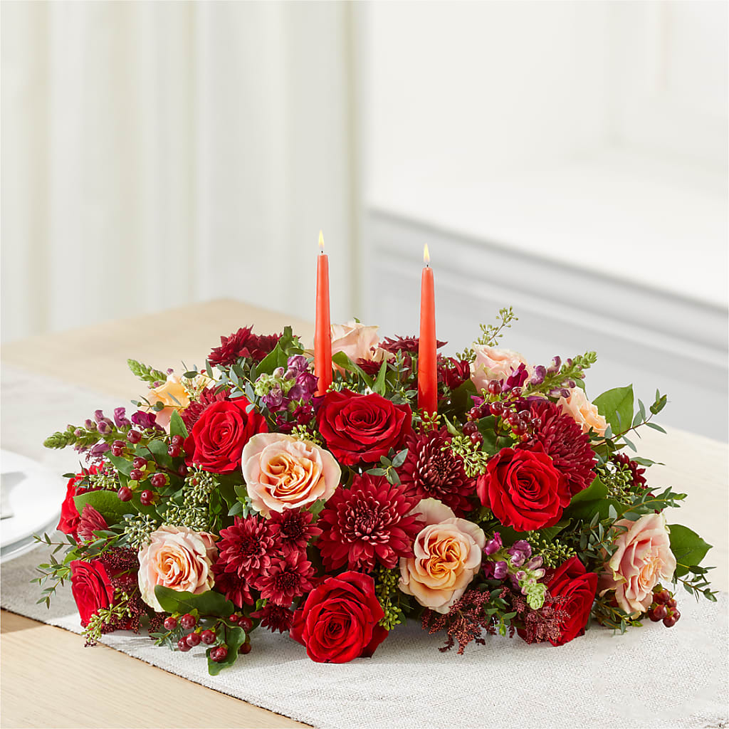 Most Thankful Centerpiece – Mossholders Floral, Arvada CO