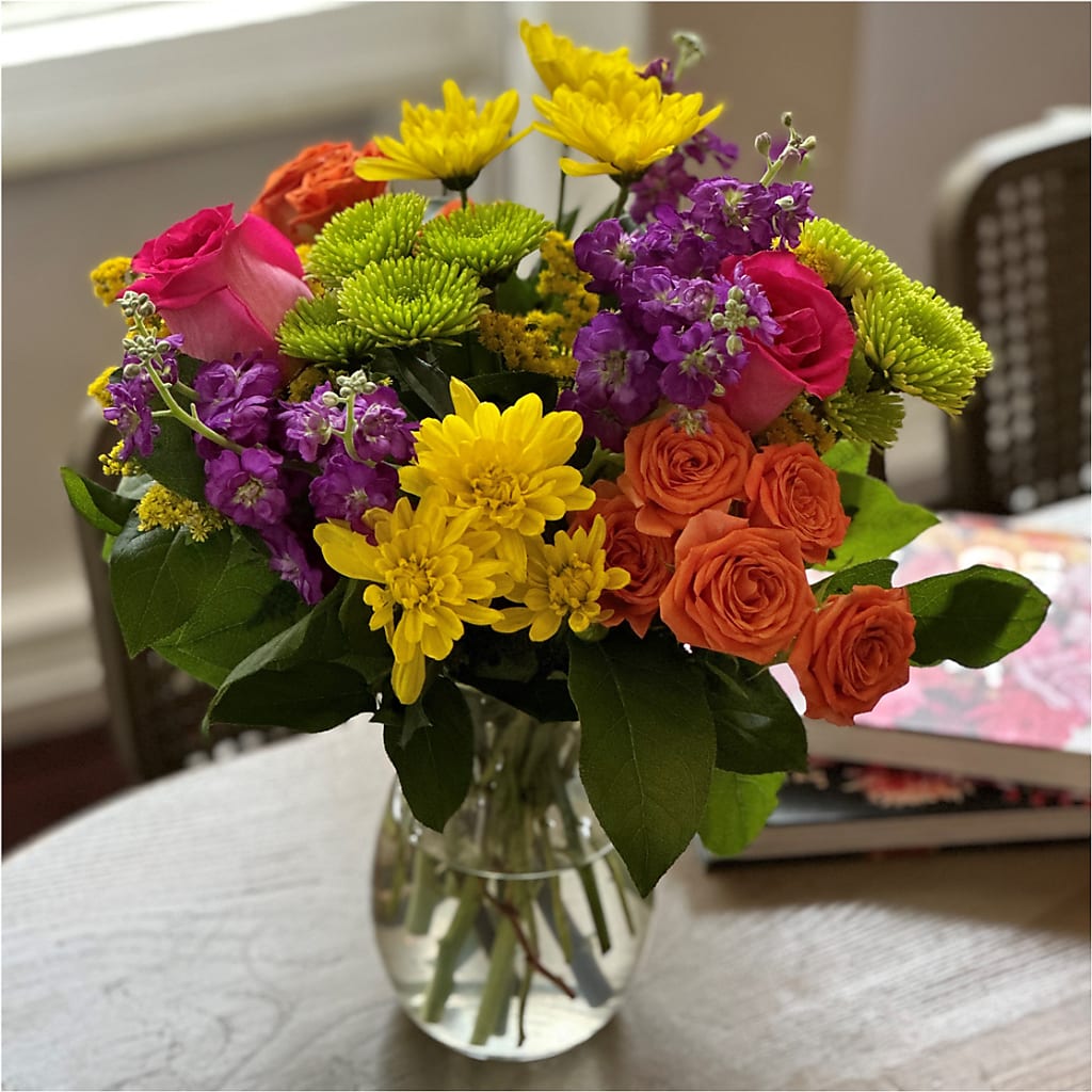 Bold & Bright – A Florist Original –  Mossholders Floral, Arvada CO