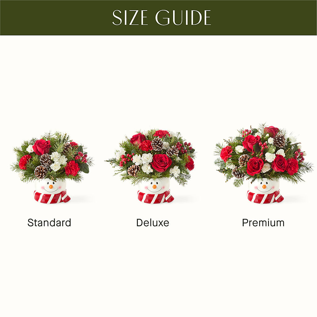 Jolly Snowman Bouquet –  Mossholders Floral, Arvada CO