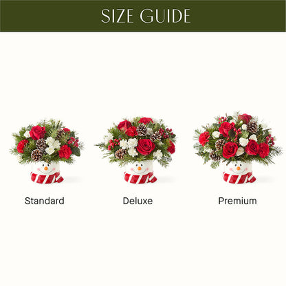 Jolly Snowman Bouquet –  Mossholders Floral, Arvada CO