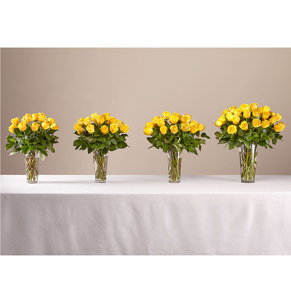 Long Stem Yellow Rose Bouquet –  Mossholders Floral, Arvada CO