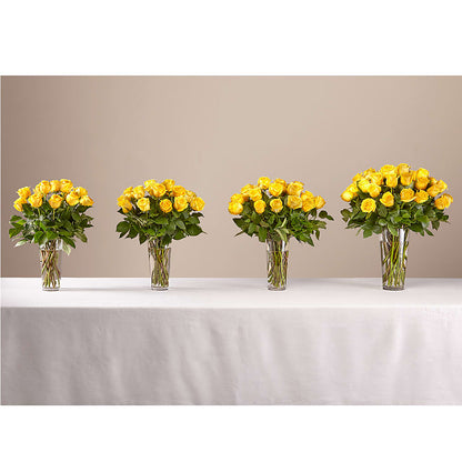 Long Stem Yellow Rose Bouquet –  Mossholders Floral, Arvada CO