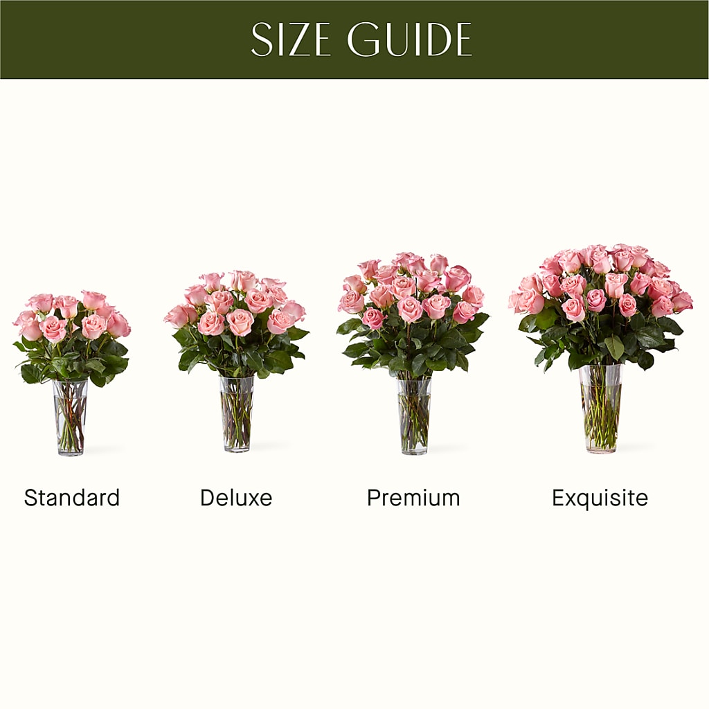 Long Stem Pink Rose Bouquet –  Mossholders Floral, Arvada CO