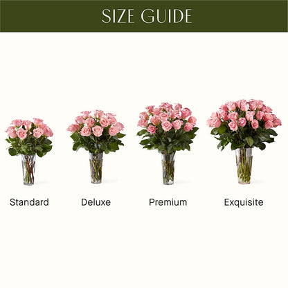 Long Stem Pink Rose Bouquet –  Mossholders Floral, Arvada CO
