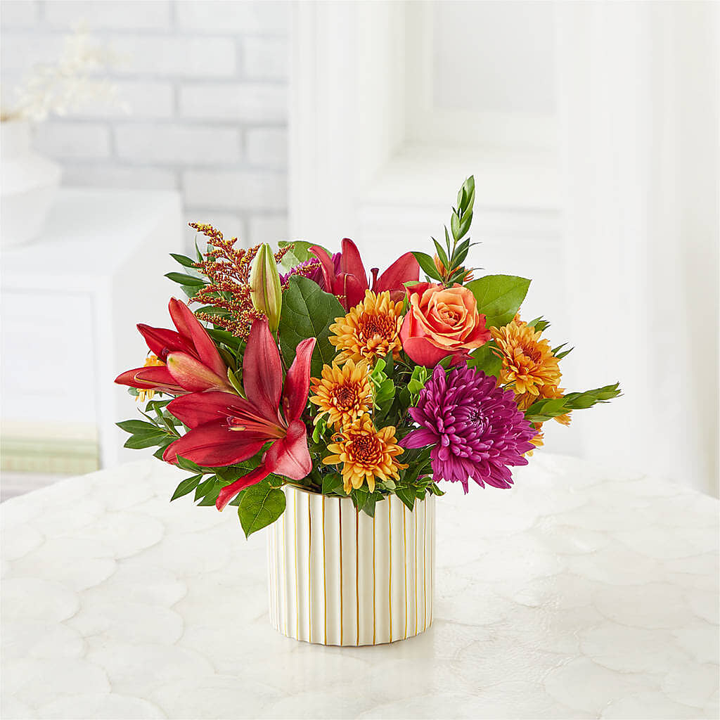 Burgundy Landscape Bouquet –  Mossholders Floral, Arvada CO