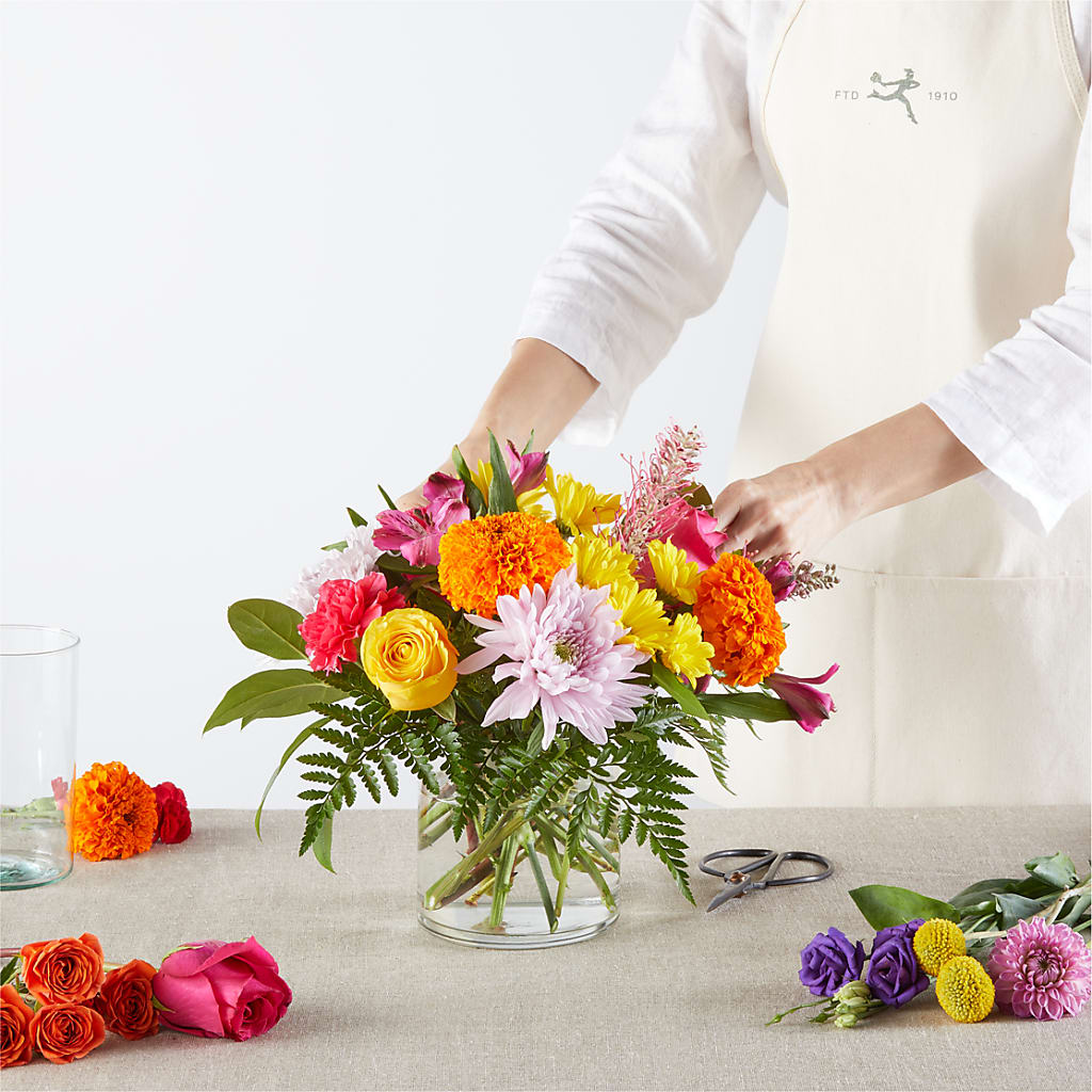 Feast of Color – A Florist Original –  Mossholders Floral, Arvada CO