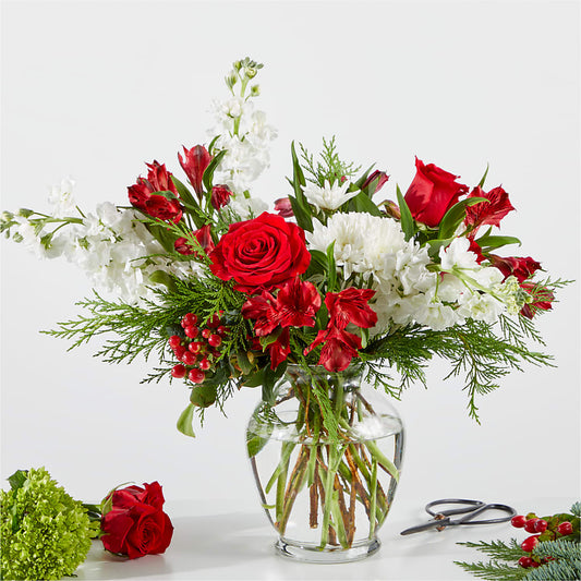 Merry Moment Bouquet – A Florist Original –  Mossholders Floral, Arvada CO