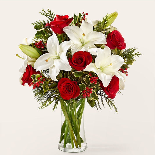 Sparkling Snowflakes Bouquet –  Mossholders Floral, Arvada CO