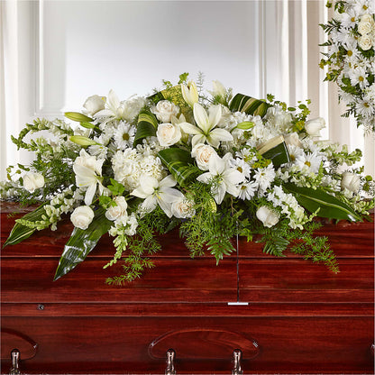 Abundance Casket Spray –  Mossholders Floral, Arvada CO