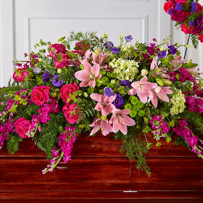Radiant Tribute Casket Spray –  Mossholders Floral, Arvada CO