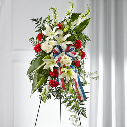 Stars of Life Standing Spray –  Mossholders Floral, Arvada CO