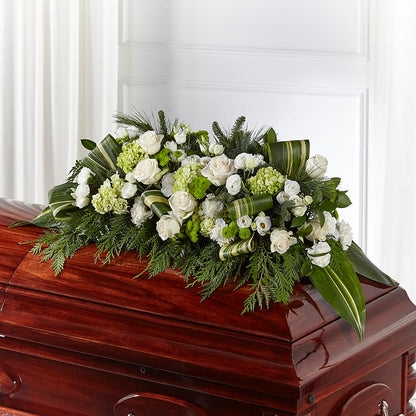 Hopeful Gesture Casket Spray –  Mossholders Floral, Arvada CO