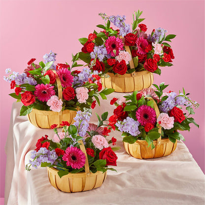 Pink Picnic Basket –  Mossholders Floral, Arvada CO