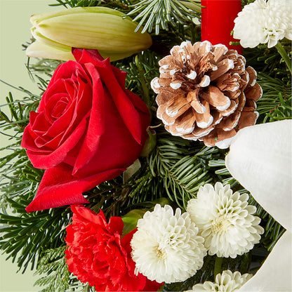 Seasonal Festivities Centerpiece –  Mossholders Floral, Arvada CO