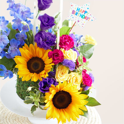 Star of the Day Floral Cake –  Mossholders Floral, Arvada CO