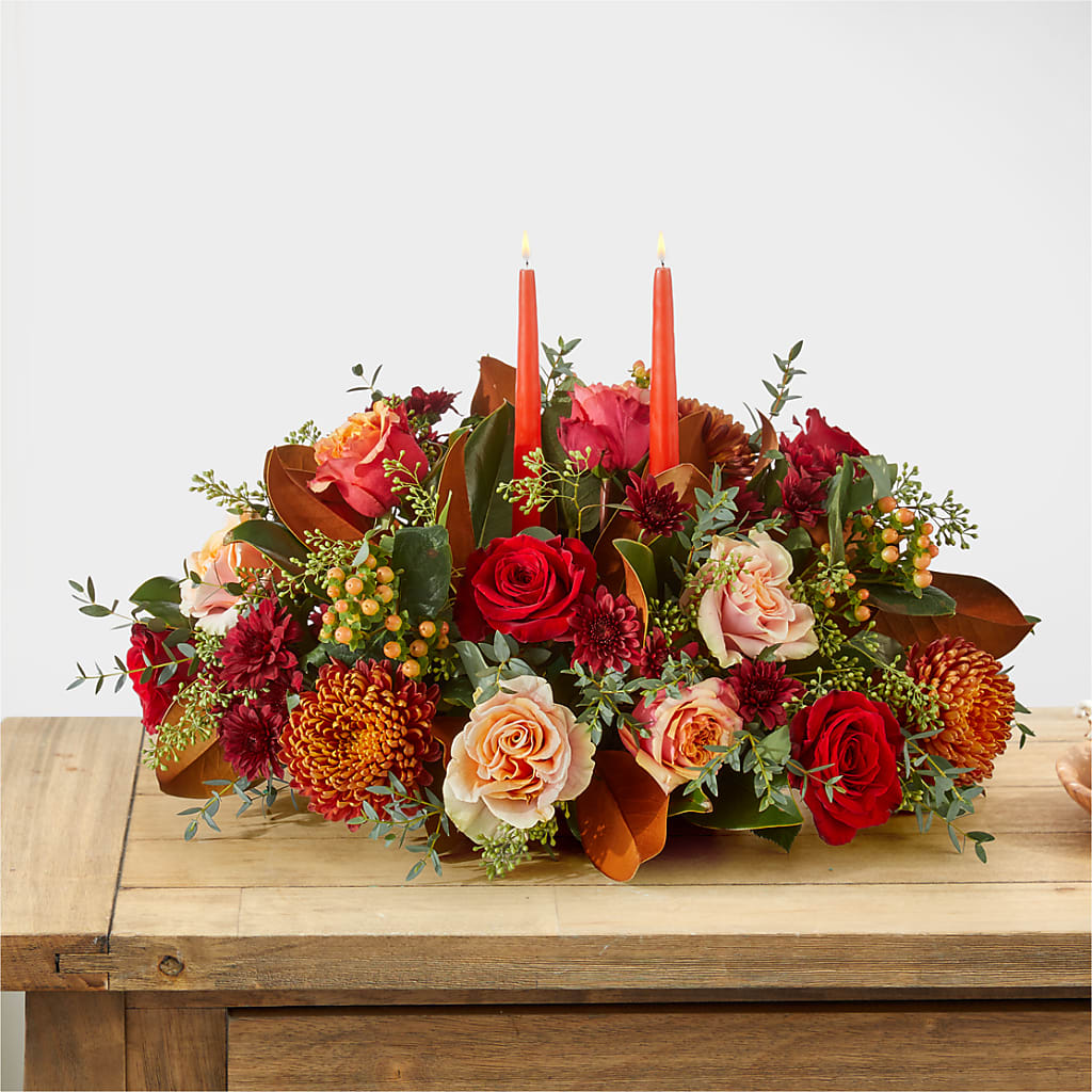 Gather Near Centerpiece –  Mossholders Floral, Arvada CO