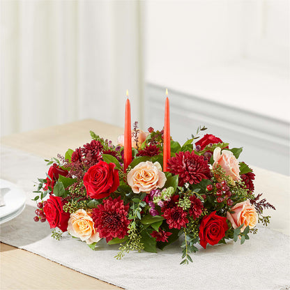 Most Thankful Centerpiece –  Mossholders Floral, Arvada CO