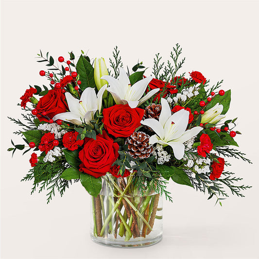 Best in Snow Bouquet –  Mossholders Floral, Arvada CO
