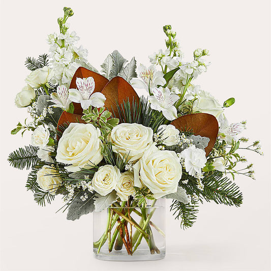 Fresh Snowfall Bouquet –  Mossholders Floral, Arvada CO