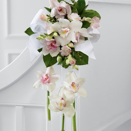 Perfect Entrance Pew Arrangement –  Mossholders Floral, Arvada CO