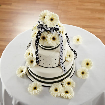 Simple Sophistication Cake Décor –  Mossholders Floral, Arvada CO